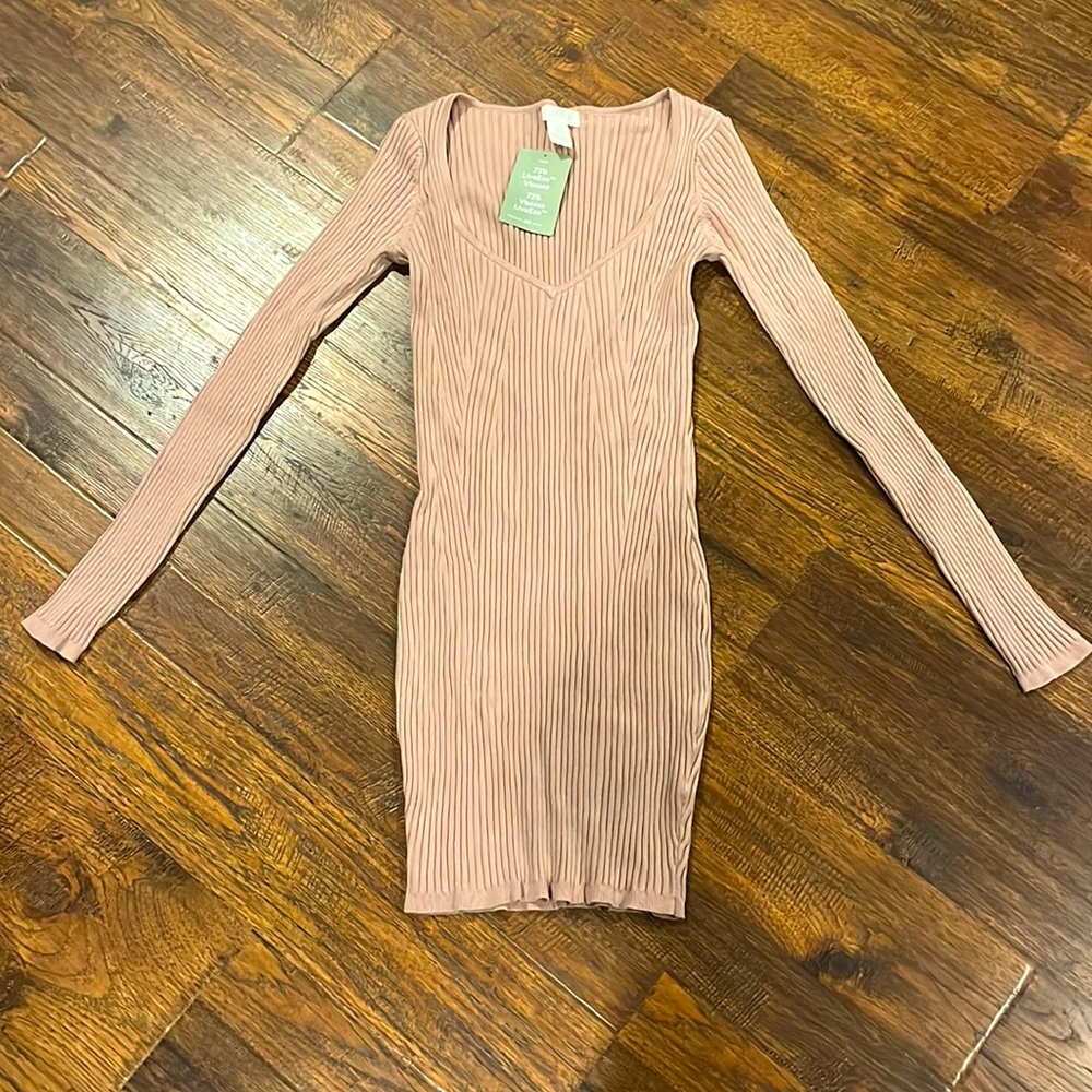 H&M Pink Bodycon Dress size small
